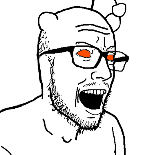 16793   antenna ear esam glasses mustache open mouth orange eyes reddit soyjak stubble templat