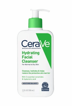 Cerave hydrating facial cleanser for normal to dry skin 12 oz 1