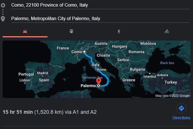 Quite the drive