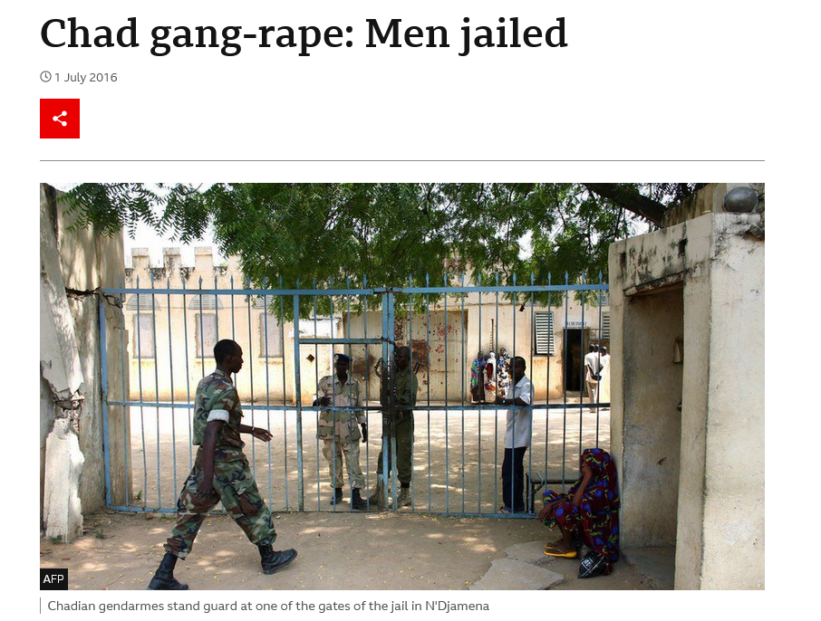 Screenshot 2022 08 09 at 21 16 52 Chad gang rape Men jailed