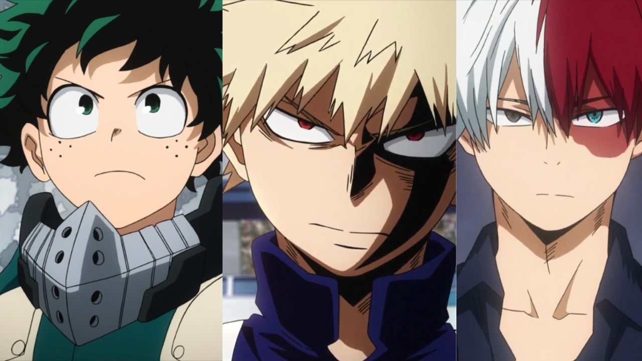 Midoriya Bakugo and Todoroki