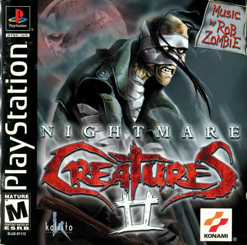 470350 nightmare creatures ii playstation front cover