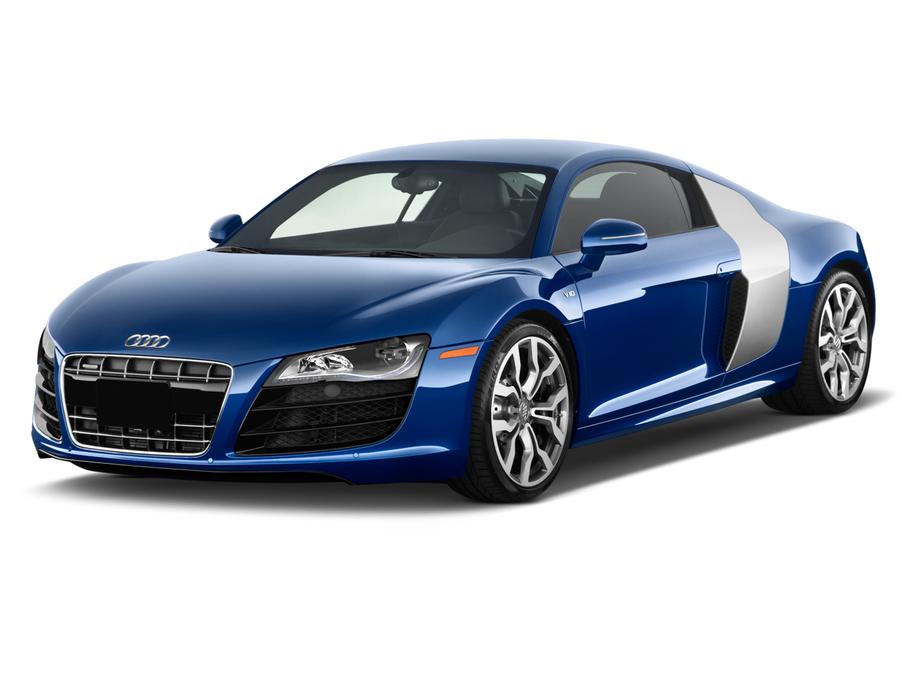 2011 audi r8 2 door coupe 5 2l man quattro angular front exterior view 100320777 h