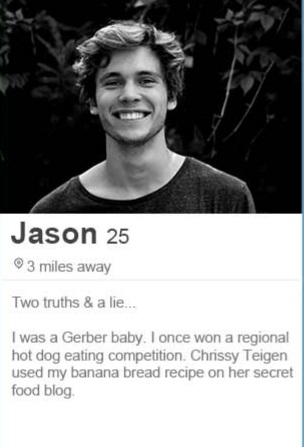 Best tinder bios 2 truths lie