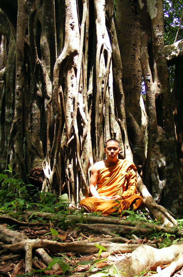 Buddhist monk in Khao Luang Sukhothai