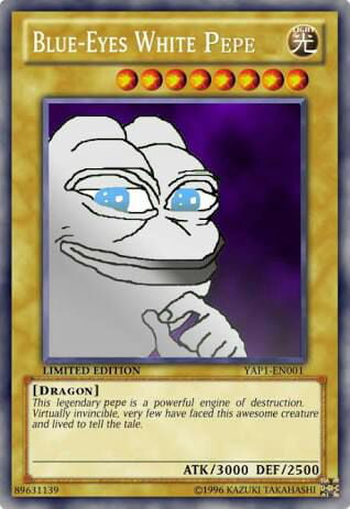 Blue eyes white pepe