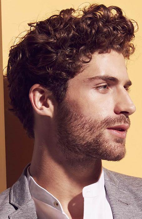 Curly Quiff Men Hairstyles