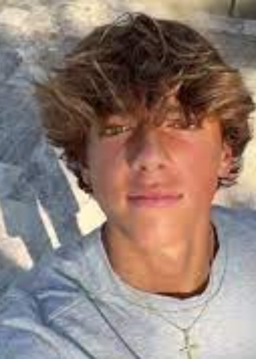 Matthew Moore as seen in a selfie that was taken in the past
