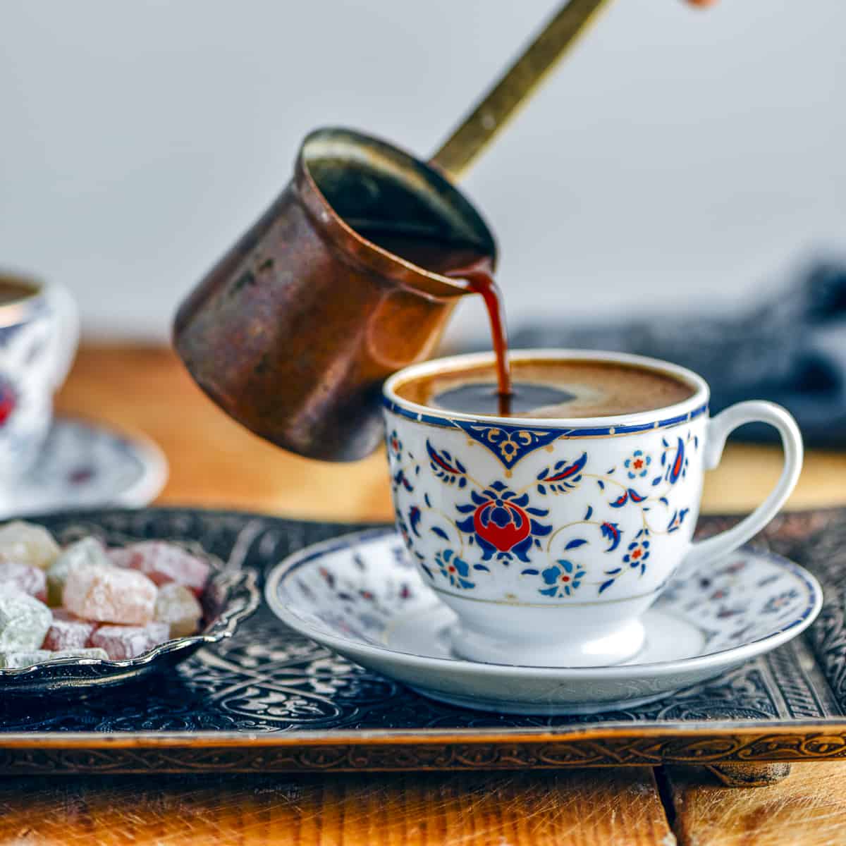 How to make traditional Turkish coffee