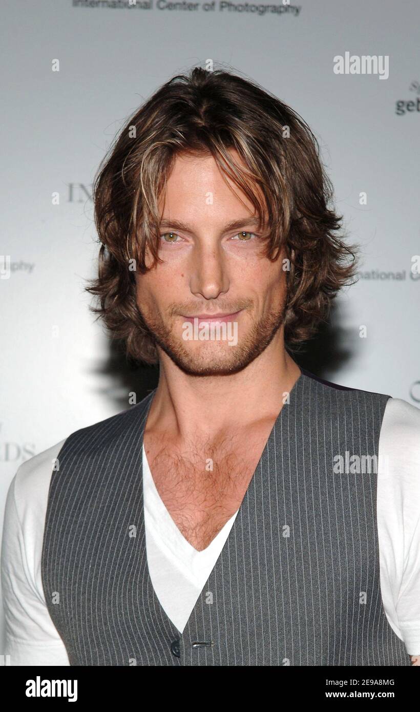 Versace model gabriel aubry halle berrys boyfriend arrives at the 22nd annual infinity awards 