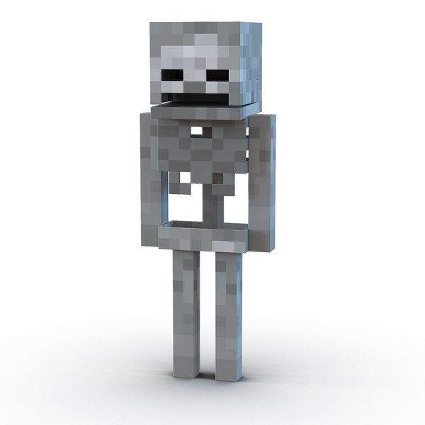 Minecraftskeleton3dmodel11