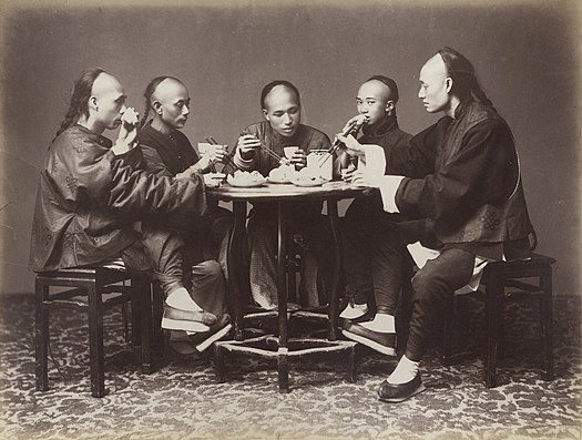 Chinese Meal by Lai Afong c1880