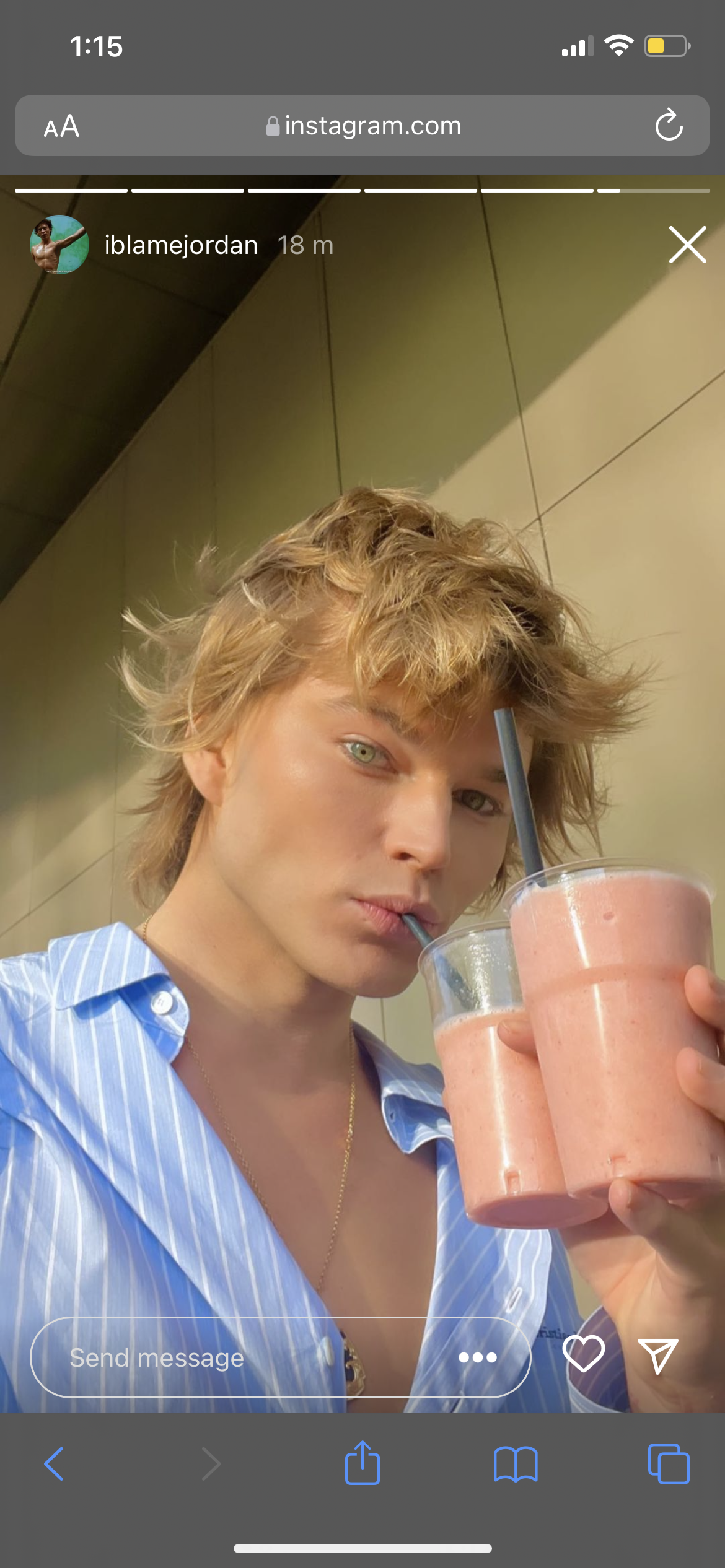 wow jordan barrett is looking like a literal gay alien these days ...
