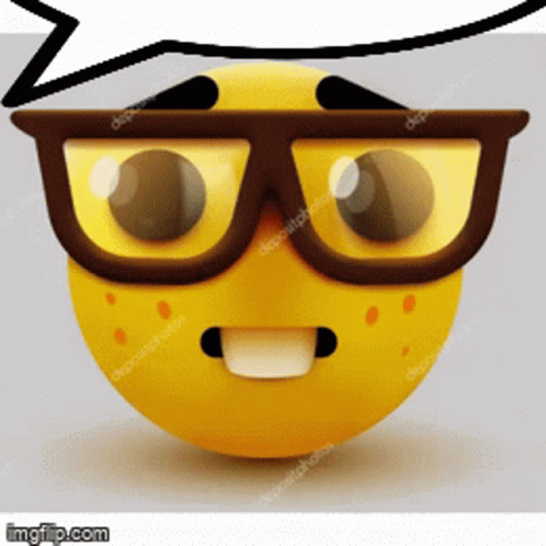 Nerd nerd emoji