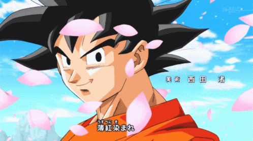 Goku thumbs up