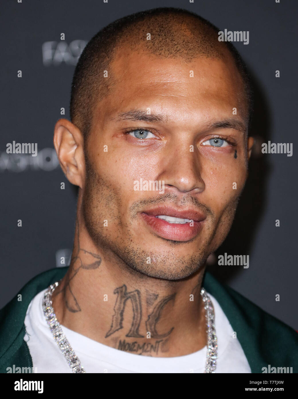 Los angeles usa 08th may 2019 jeremy meeks arrives at the fashion nova x cardi b collection la