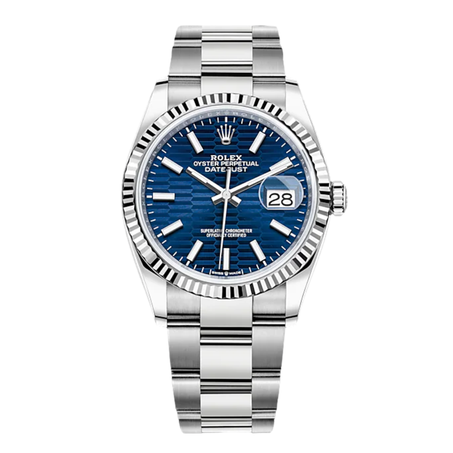 126234 oyster bluedial 