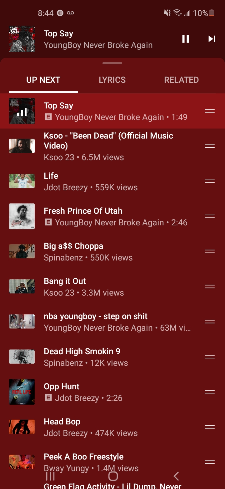 Screenshot 20221031 204448 YouTube Music