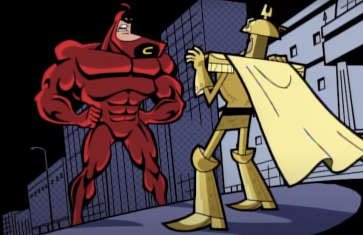 Crimson Chin battling teh Bronze Knee