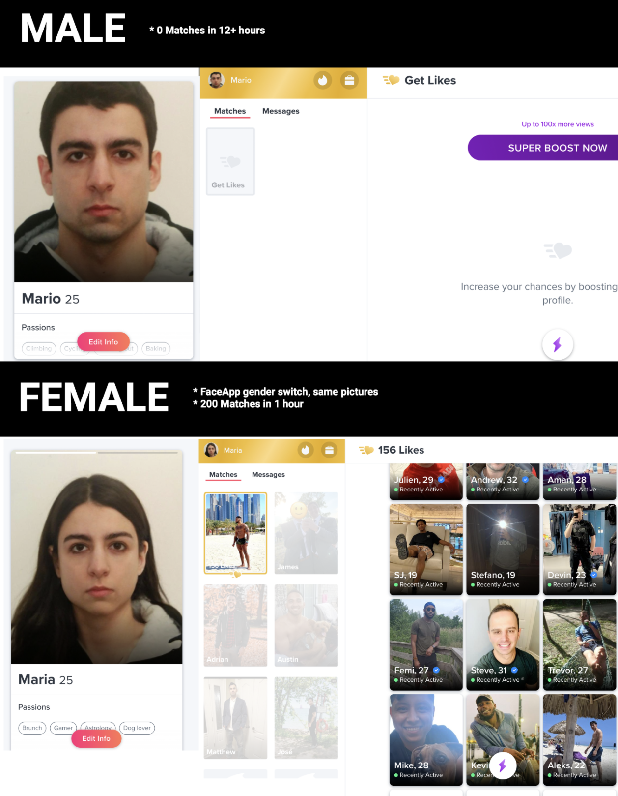 Tinder test faceswap