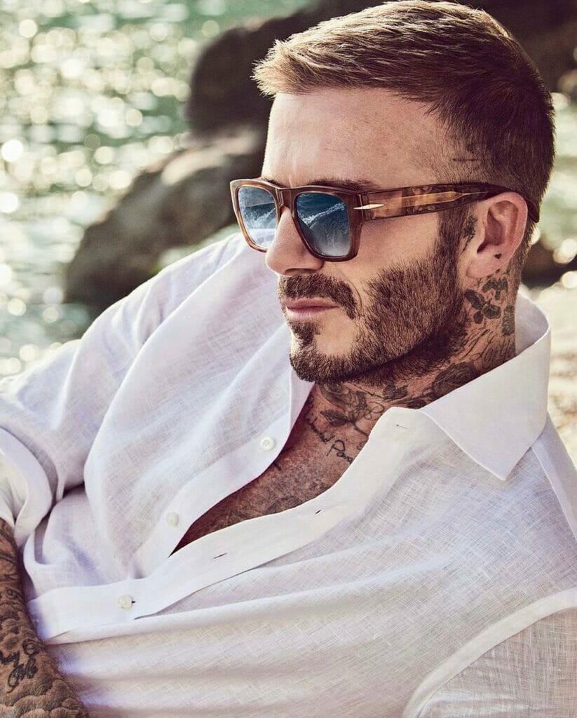 David Beckham Beard 823x1024