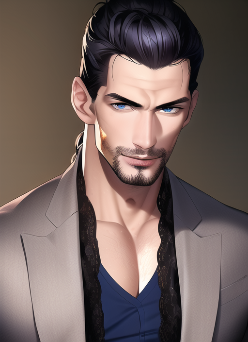 David gandy portrait blue eyes s 2306615804