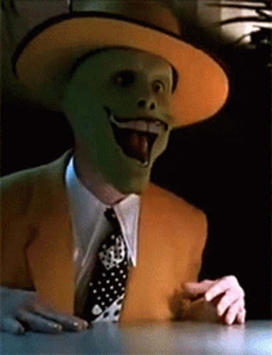Jaw drop mask