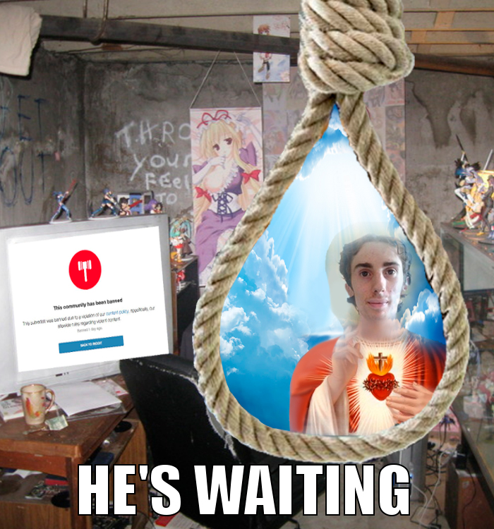 Hes waiting