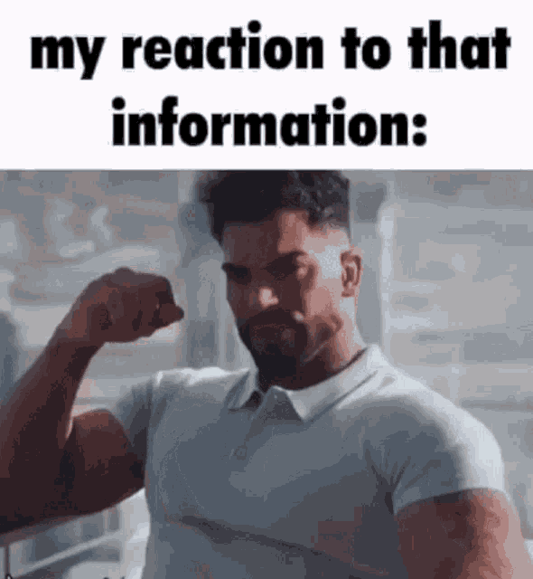 My reaction to that information sergi constance 1