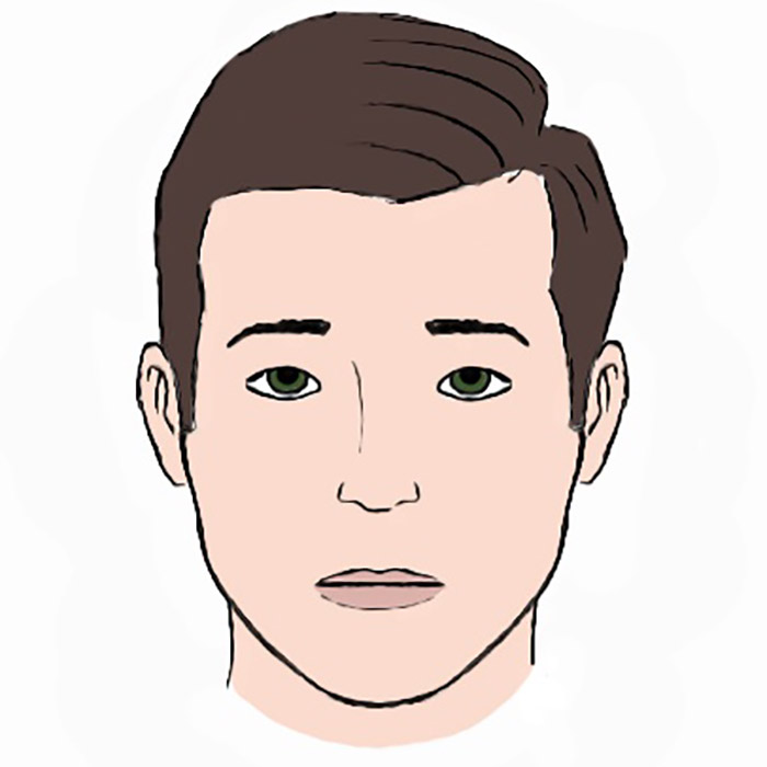 How to draw a face step by step
