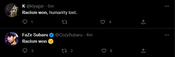 Screenshot 2022 12 18 at 19 04 41 racism won   Twitter Search   Twitter
