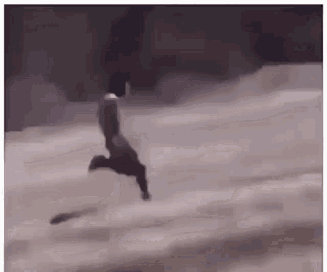 Man runs fast
