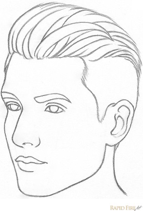 Draw three quarter face 12