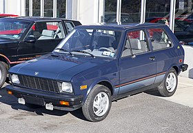 1988 Yugo GV in Blue front left