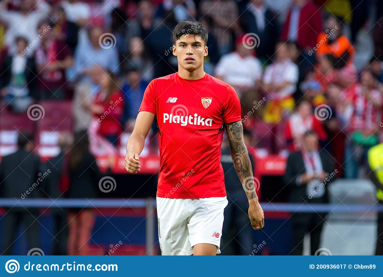 Joaquin correa plays copa del rey final match sevilla fc barcelona madrid apr wanda metropolit