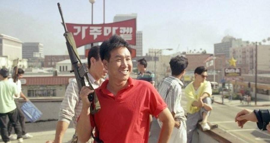 Man wearing a red polo