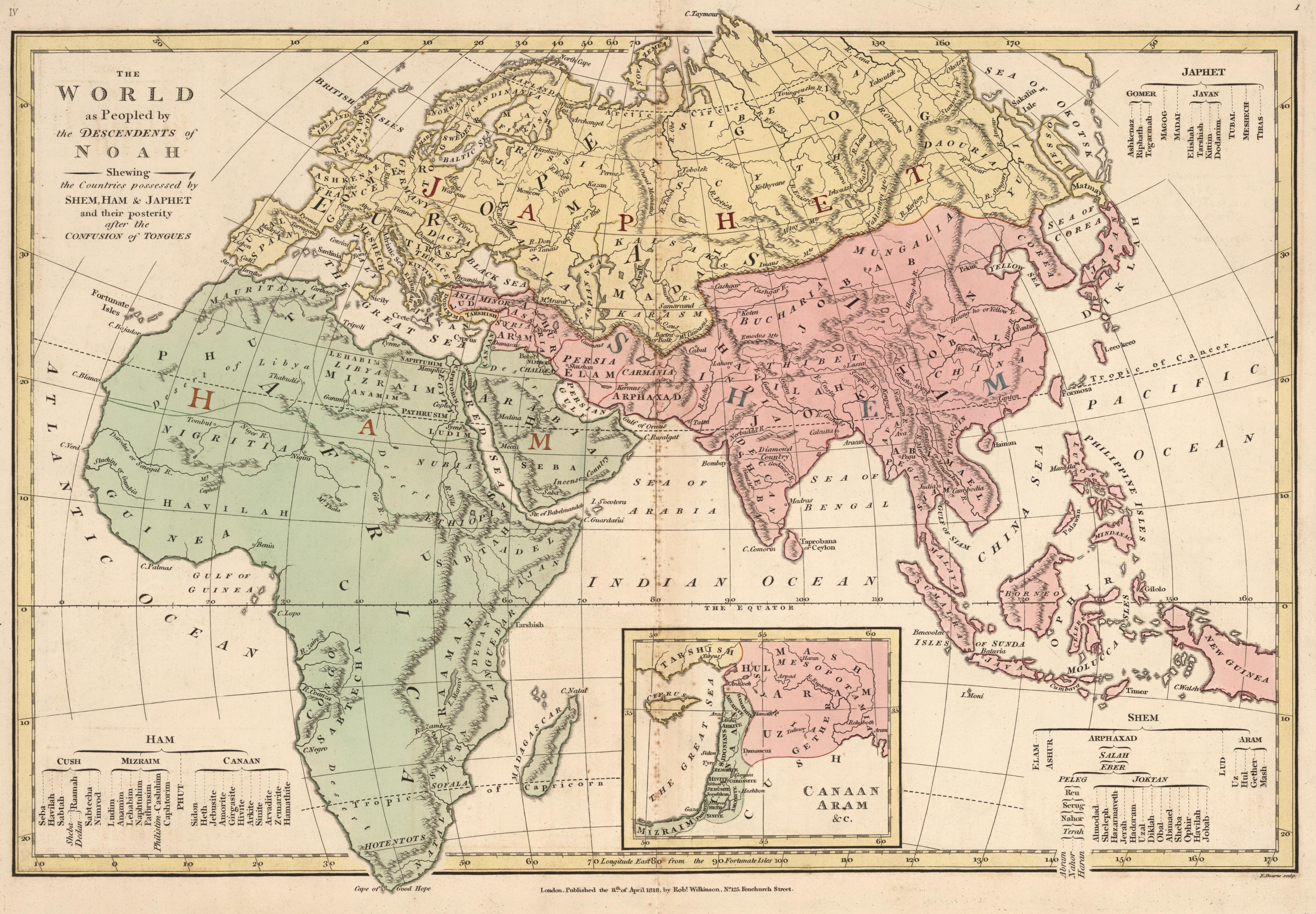 The World as Peopled by the Descendants of Noah