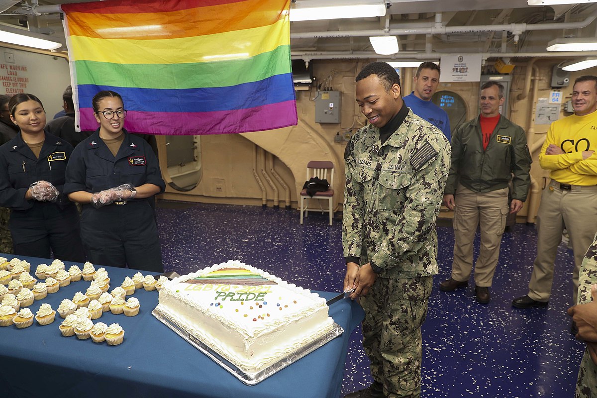 USS Tripoli LHA 7 holds a Pride Month observance