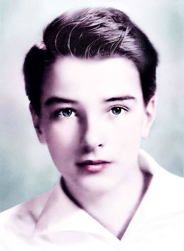 Young montgomery clift infrared art by ahmet asar ahmet asar