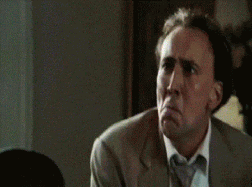 Nicolas cage yell