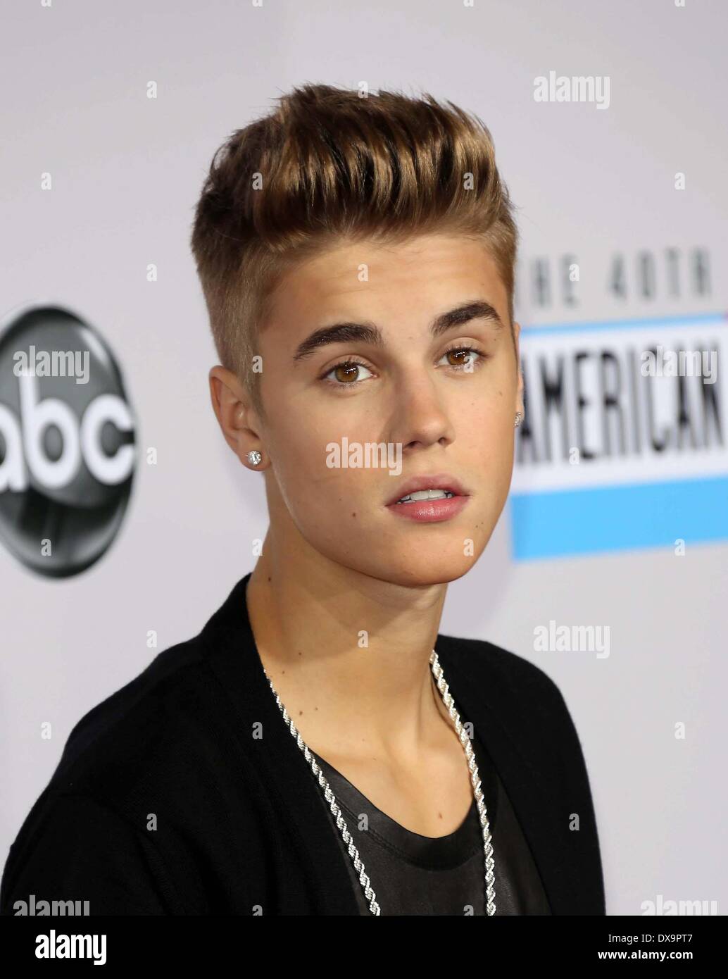 Justin bieber the 40th anniversary american music awards 2012 held DX9PT7