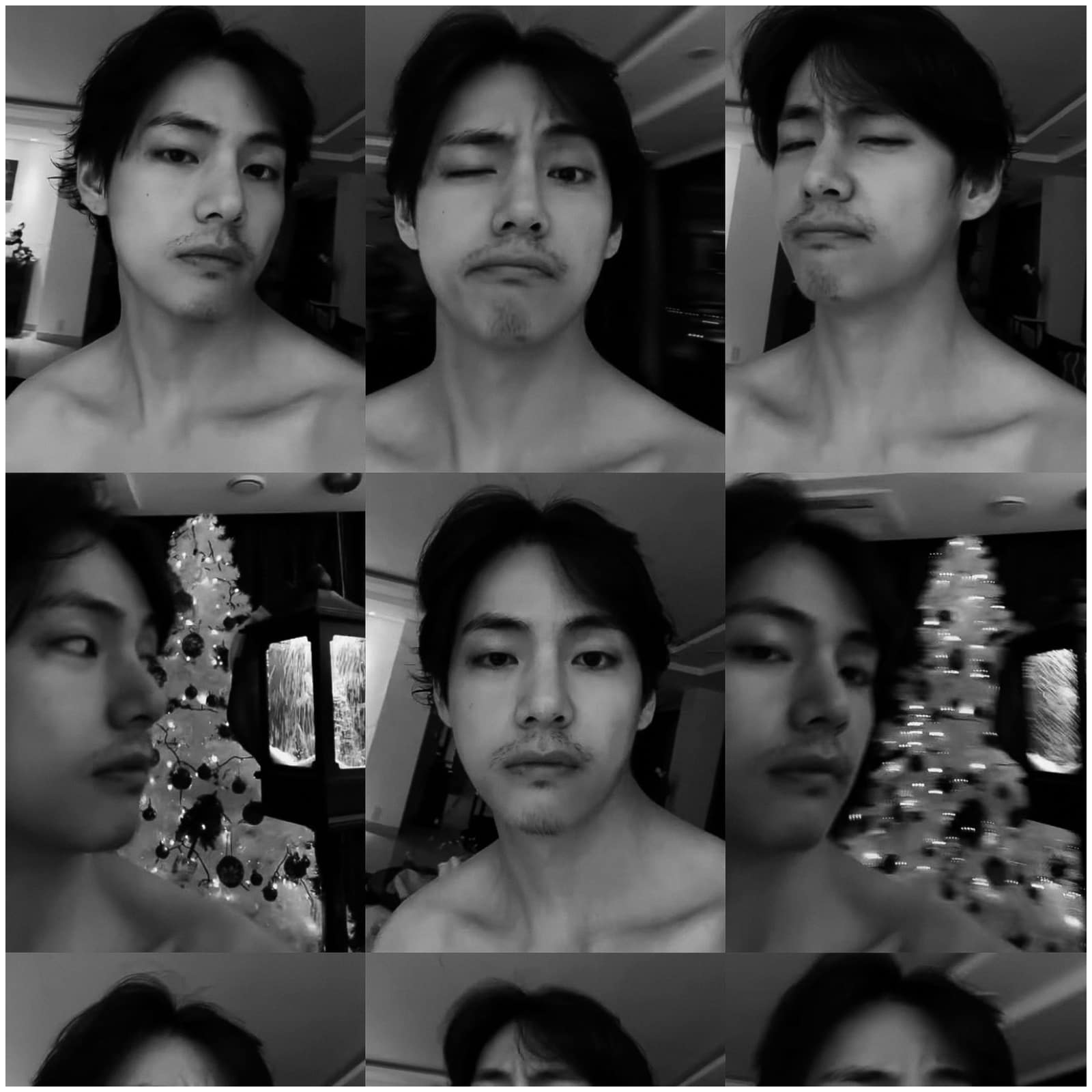 Taehyung shirtless 1