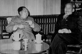 Chairman Mao Zedong and Ho Chi Minh