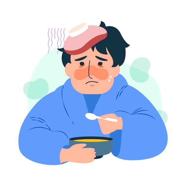 Person with cold illustration 23 2148478446
