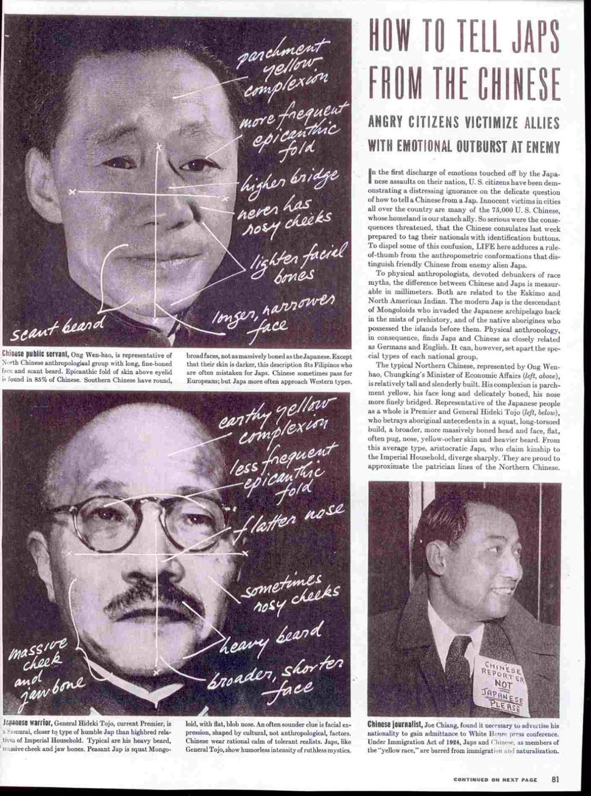 How to tell japs from the chinese 2