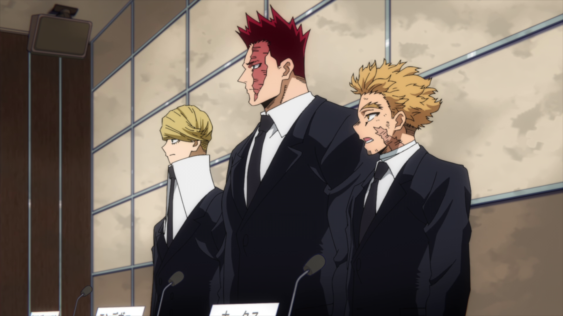 Endeavor Hawks and Best Jeanist hold a conference