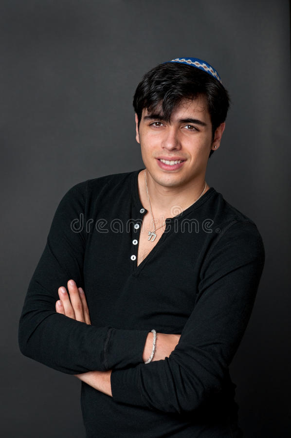 Handsome young jewish man outdoors 14969488