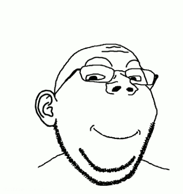 27429 angry animated closed mouth ear glasses meds routine smile soyjak ssri stubble subvarian