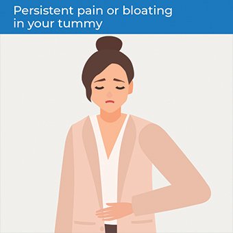 Bowel cancer symptoms pain bloating tummy