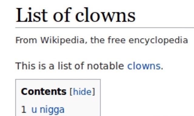 List of clowns